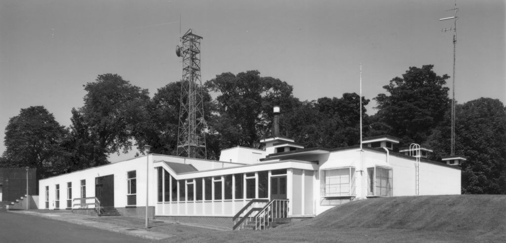 Outside view of the bunker in 1991